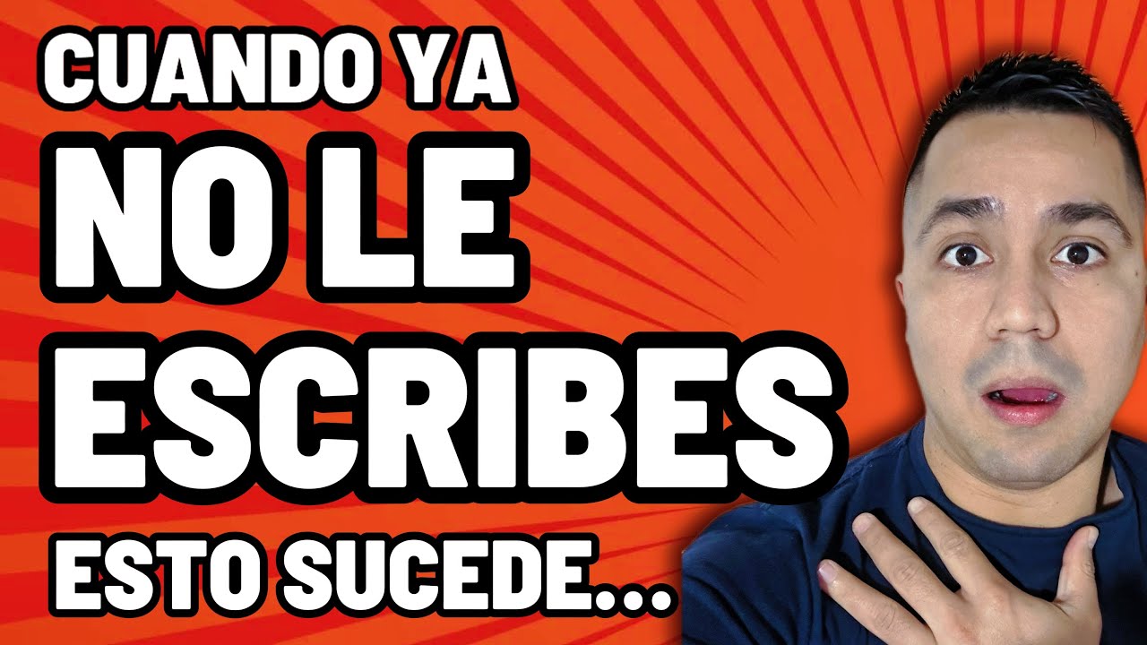 ¿Qué piensa un Hombre cuando una Mujer ya No le Escribe?
