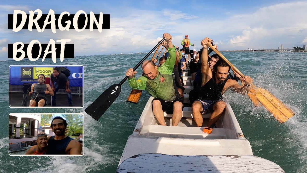 Dragon Boat Rowing in Penang, Malaysia (plus 2000m indoor rowing comp)