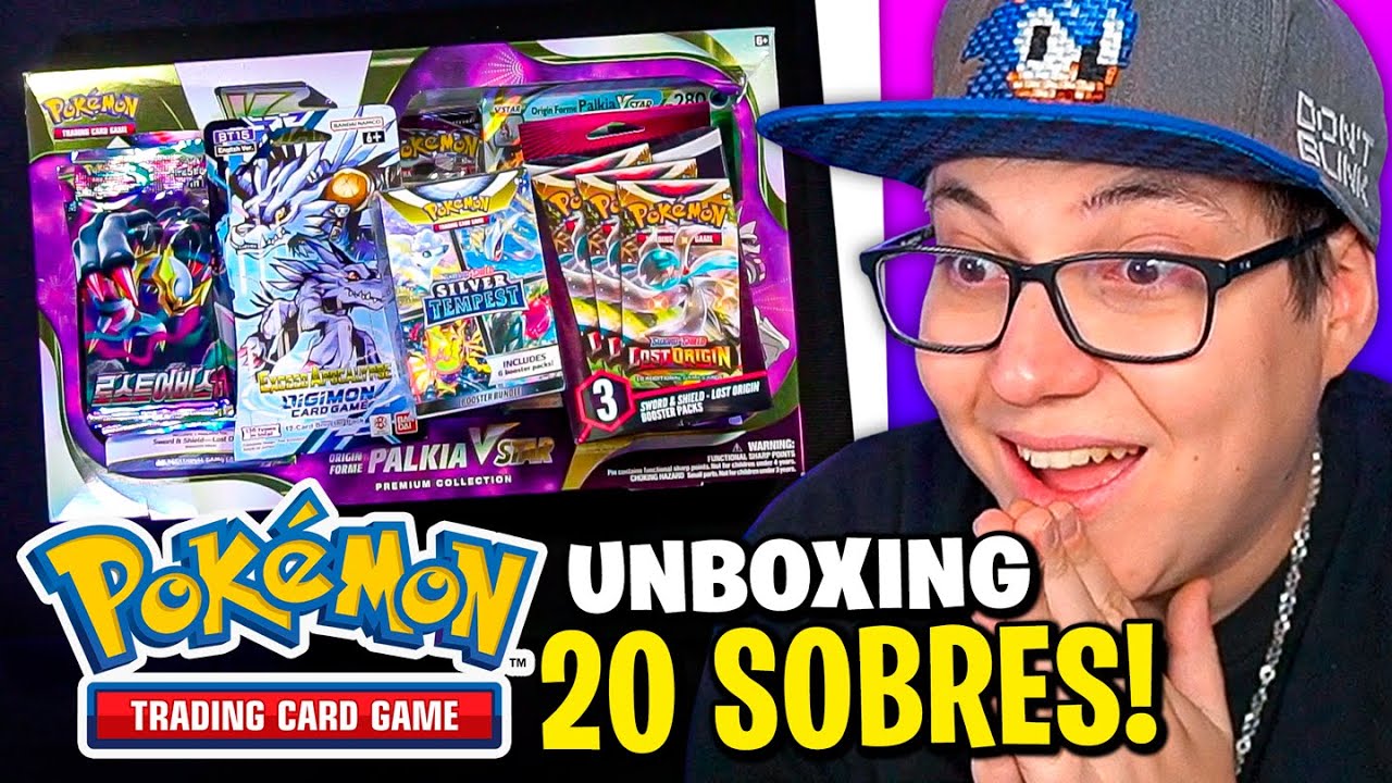 ABRIENDO 20 SOBRES DE CARTAS DE POKEMON
