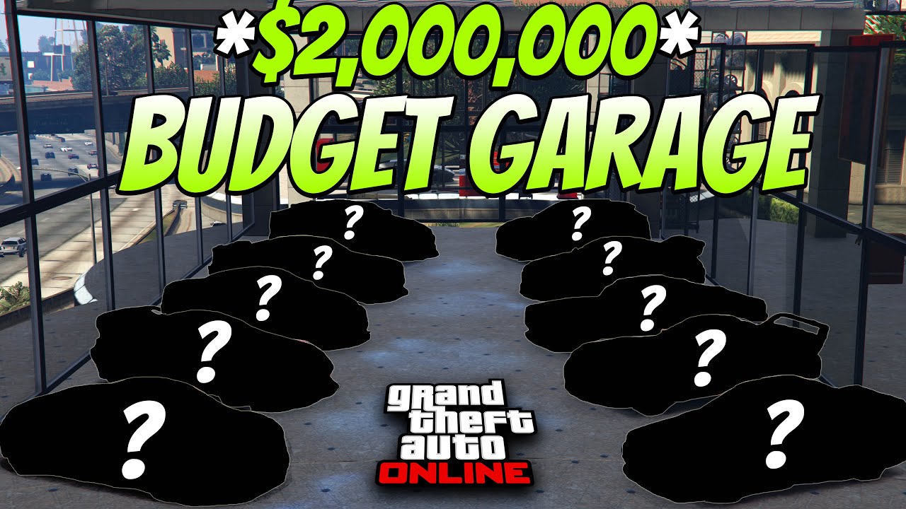 GTA 5 - $2,000,000 Budget Garage | Including Upgrades (GTA Online Garage Build)