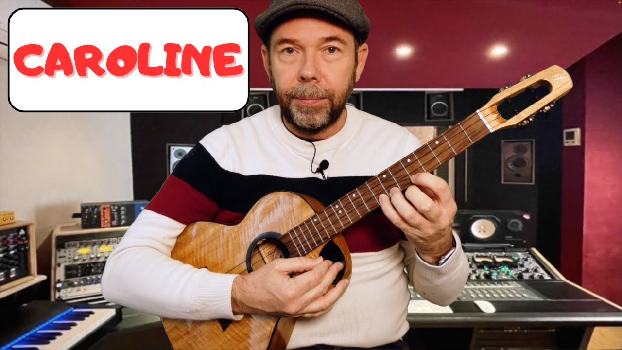 TUTO UKULELE BARYTON - CAROLINE (Mc Solaar) avec tab
