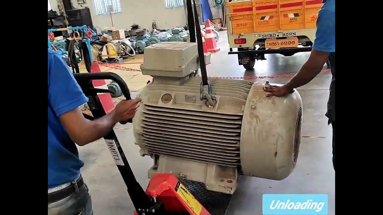 Siemens Motor Bearing Replacement & Service  (132KW, Hot Water circulation pump, Milk Industry)