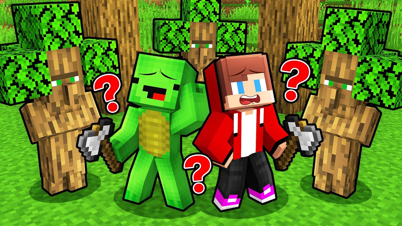 How Villagers Troll Mikey and JJ in Minecraft (Maizen)