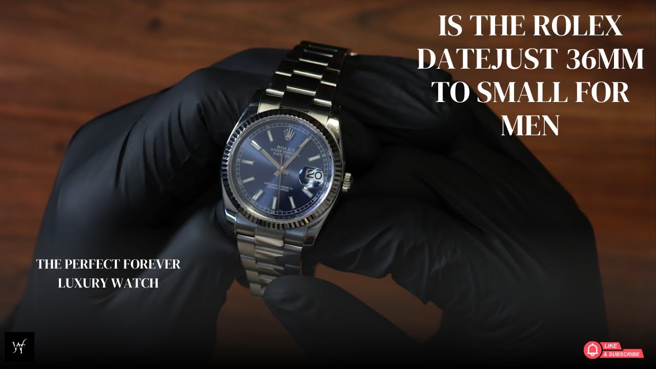 ROLEX DATEJUST 36 с рифленым безелем