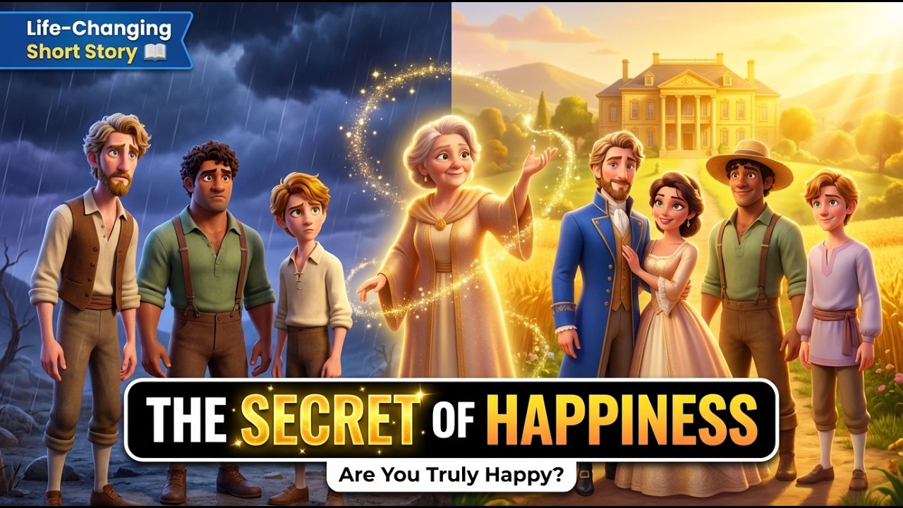 The Secret of Happiness | Short Moral Story in English