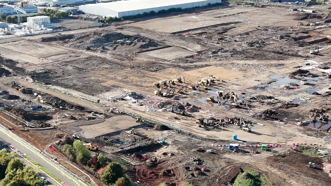 Corby Tubeworks, 2025...well what's left of them....hardly recognisable now so many landmarks gone