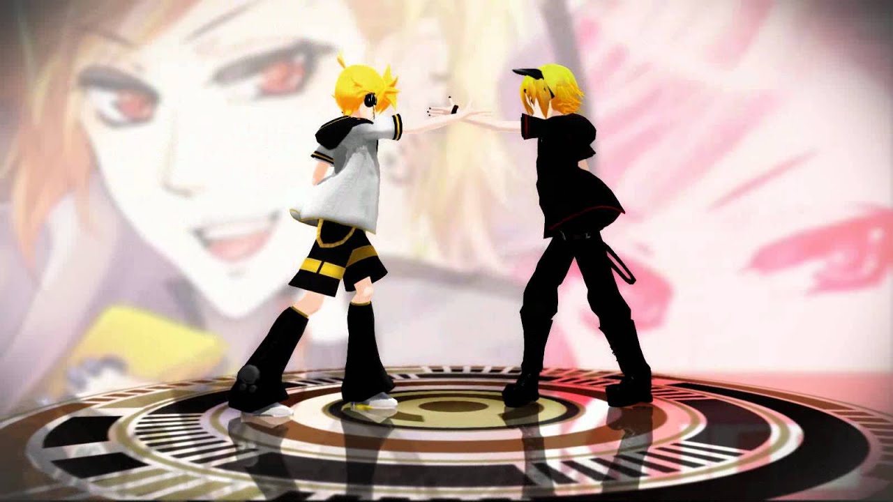 【MMD】 クロレン★ロマンティックナイト 【レン - 96猫】