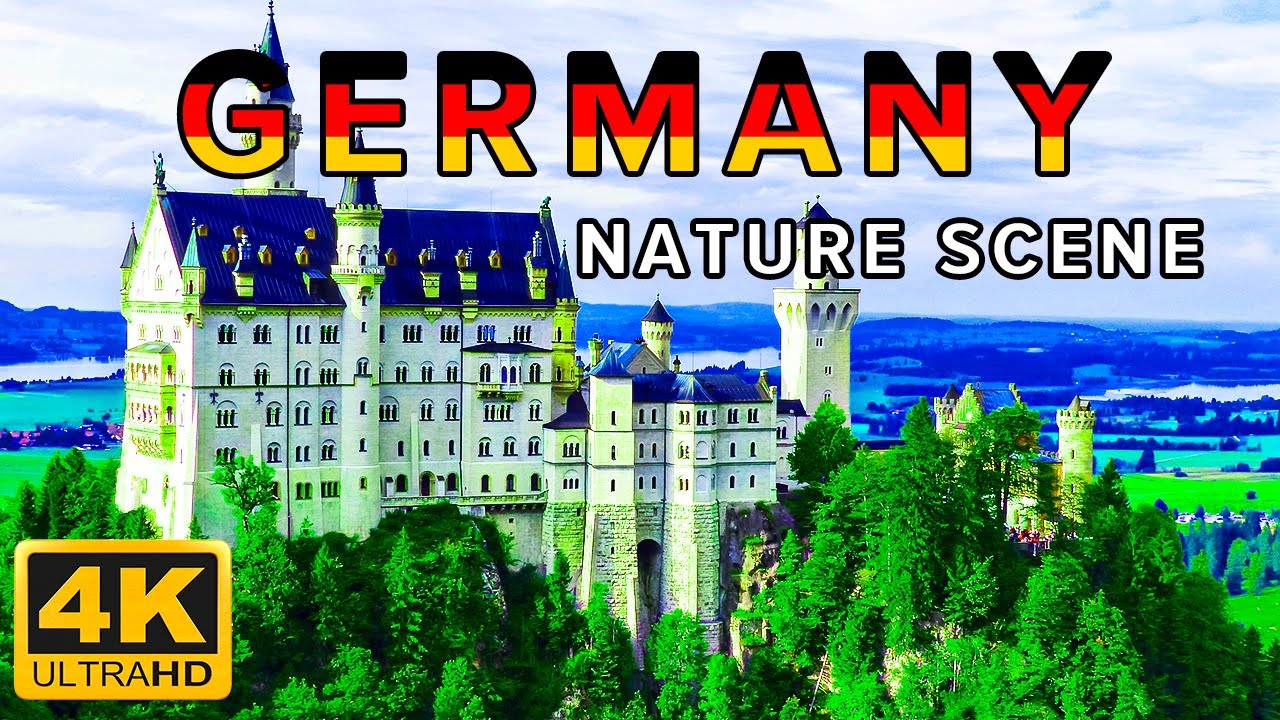 GERMANY NATURE 4K UHD - Relaxing Music & Amazing Beautiful Nature Scenery For Stress Relief