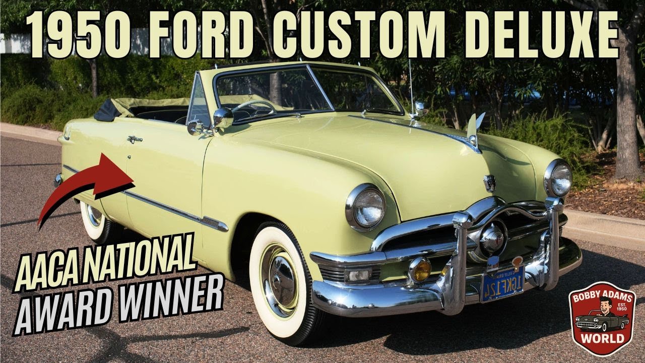 For Sale - 1950 Ford Custom Deluxe Convertible – Wonderful AACA Award Winner! - Asking $35,000