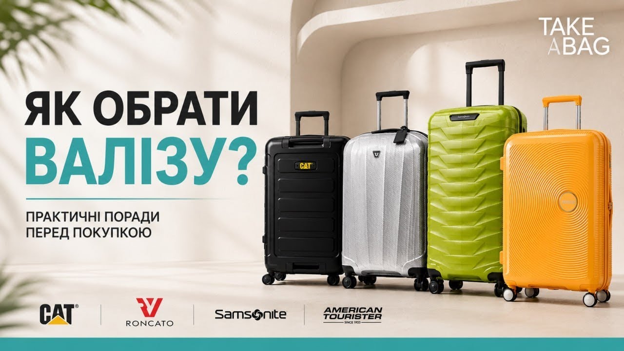 Як обрати валізу 