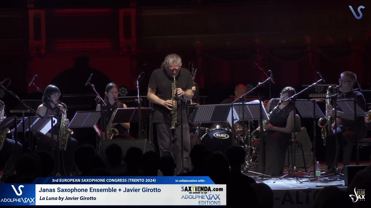 EURSAX 2024: Janas Saxophone Ensemble + Javier Girotto plays La Luna by Javier Girotto