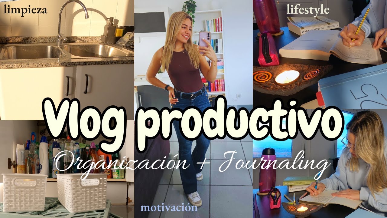 Vlog PRODUCTIVO y REALISTA 🍂 | ¿Cómo me organizo? Journaling, Recetas y Orden (Autumn Diaries Ep.1)
