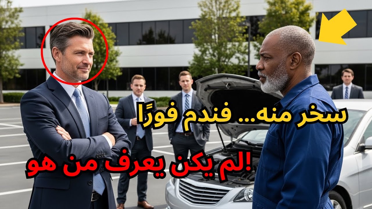 سخر من عامل نظافة أسود أمام الجميع… وما حدث بعدها دمّر غروره بالكامل