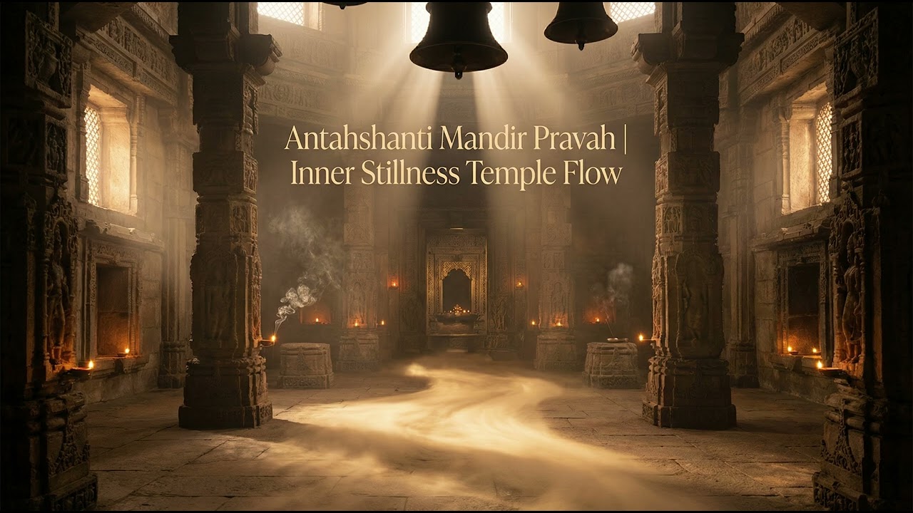 अन्तःशान्ति मंदिर प्रवाह | Inner Stillness Temple Flow | Deep Meditation Music