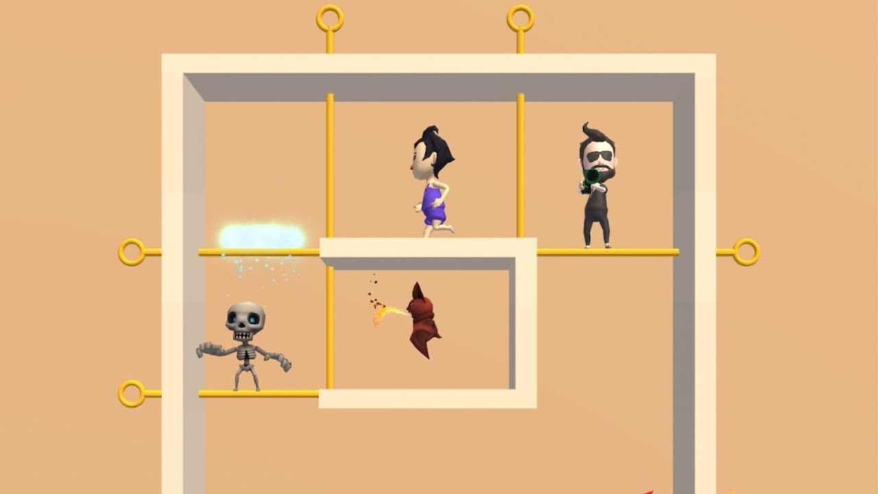 Pin Rescue - Pull the pin game All New Levels Gameplay ( Levels 340 - 373 )
