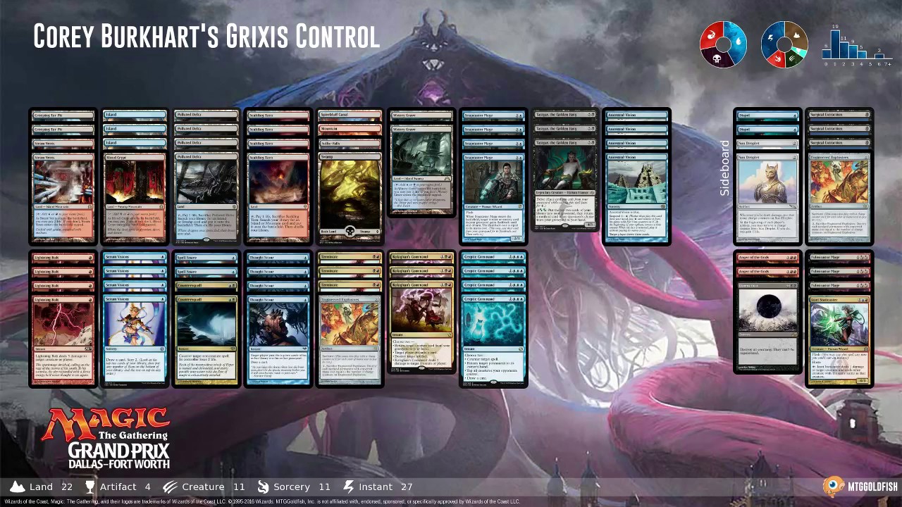 GP Dallas, Round 12 - Corey Burkhart (Grixis Control) vs. Zach Voss (TitanShift)