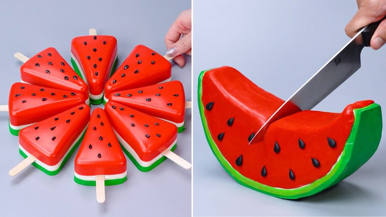 🍉Watermelon🍉 The Most Delicious Watermelon Cake Recipe 🍉 A Delicious Cake Option for Any Celebration