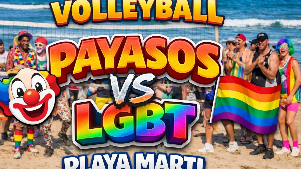 Payasos vs LGBT en la Playa 🤡🏳️‍🌈 | El Voleyball Más Divertido y Polémico de Veracruz