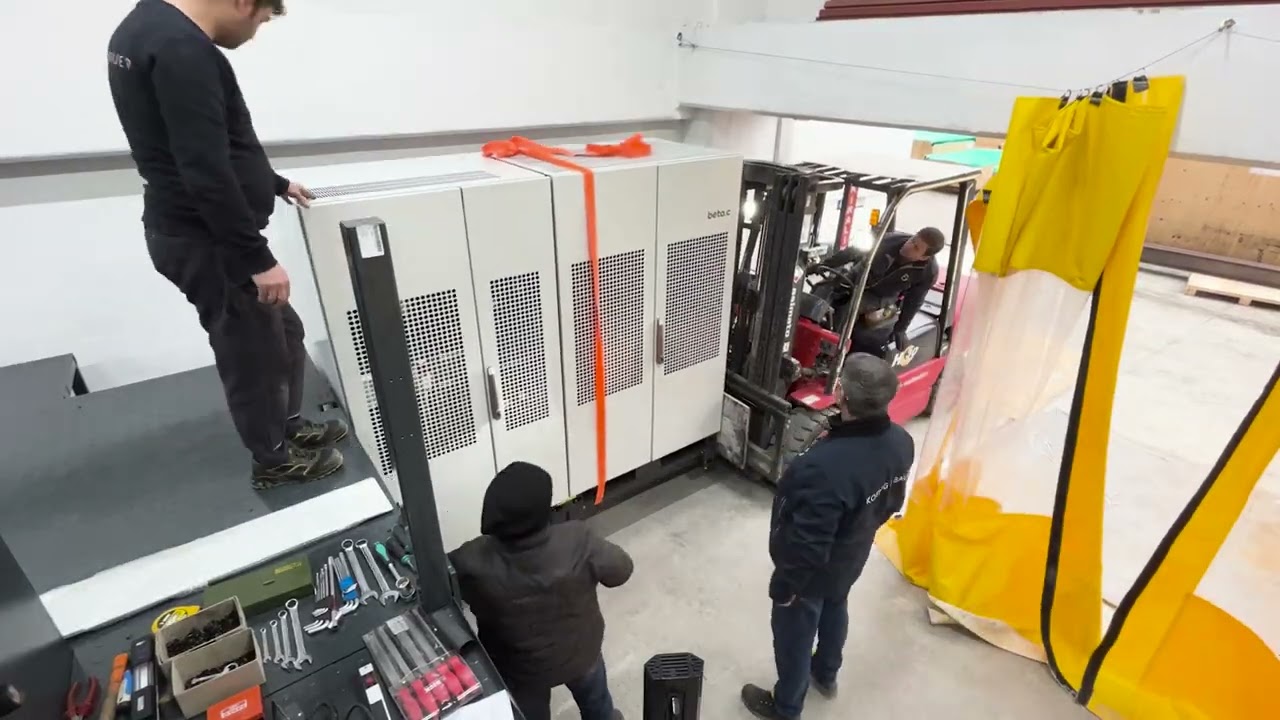 Koenig & Bauer RA145-5+L Installation