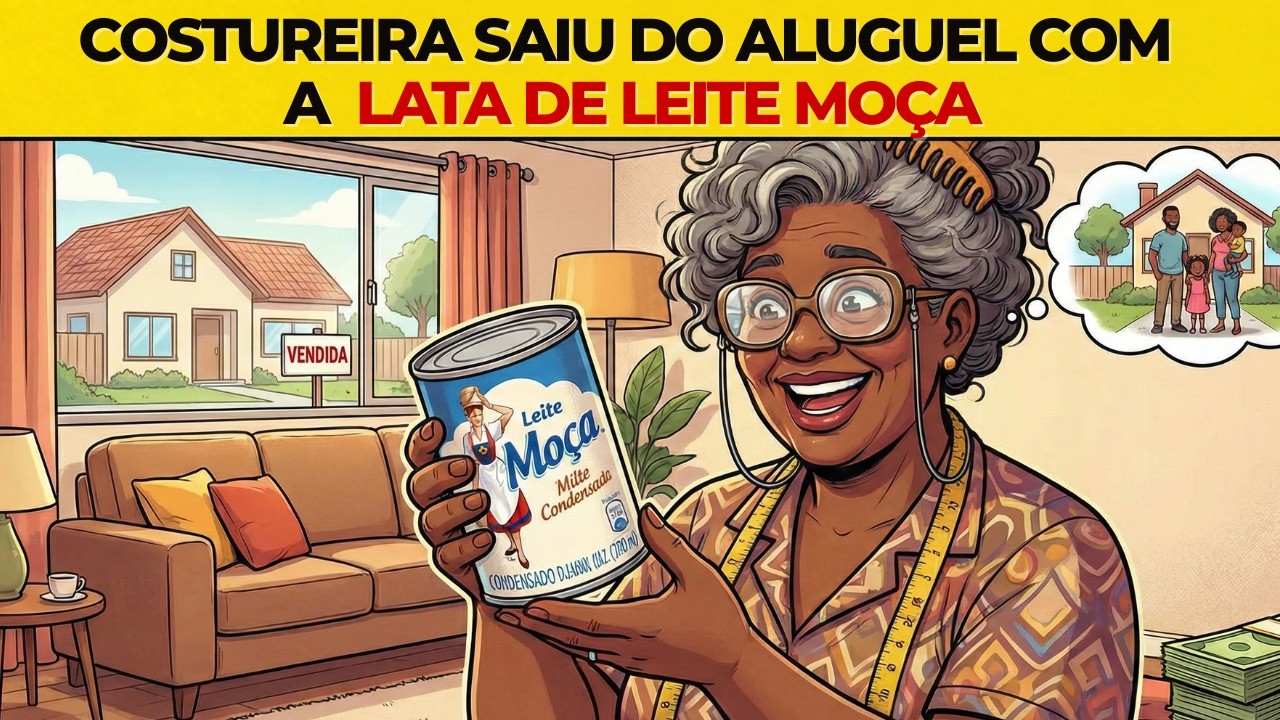 Como uma COSTUREIRA usou o MÉTODO da LATA DE LEITE MOÇA e SAIU DO ALUGUEL em APENAS 17 MESES