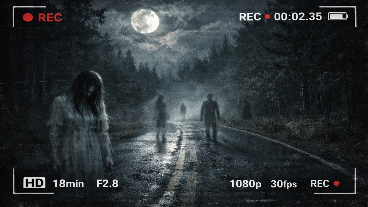 Дорога призраков. ЭГФ с призраками. Ghost Road. EGF with ghosts.