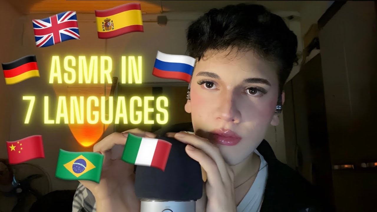 ASMR SPEAKING 7 LANGUAGES | ASMR Hablando 7 idiomas | ASMR para DORMIR PROFUNDAMENTE.