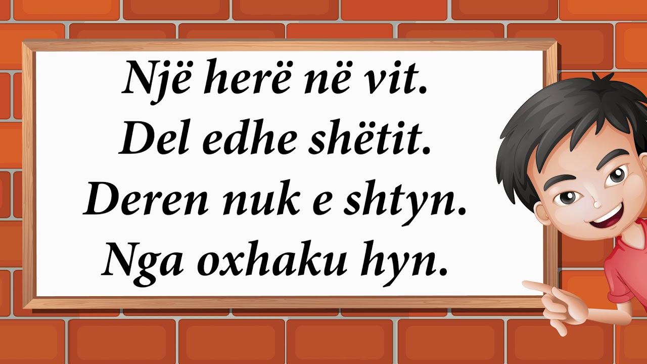 Gjeagjeza Shqip per femije