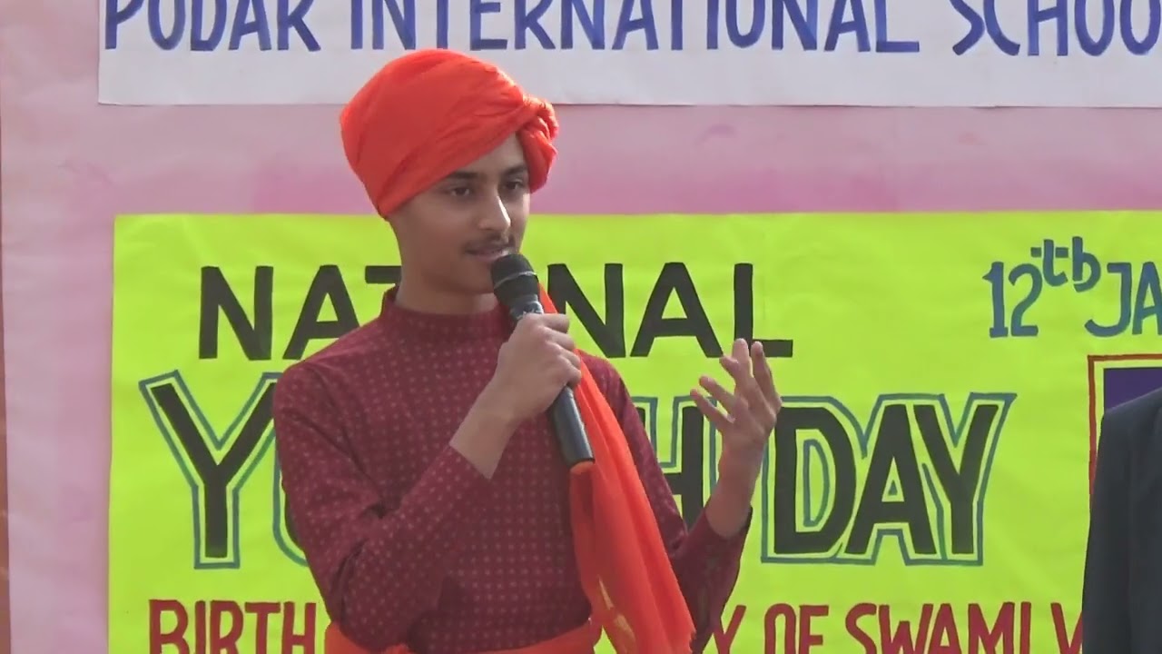 National Youth Day Birth Anniversary of Swami Vivekanand@Podar International School, Satara