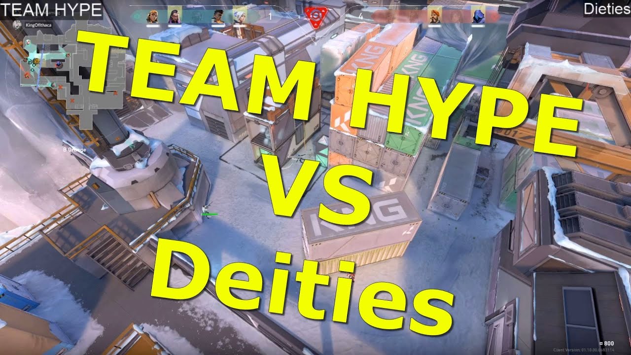 TEAM HYPE VS Deities-- Community Valorant Scrims 3 Full Game 2