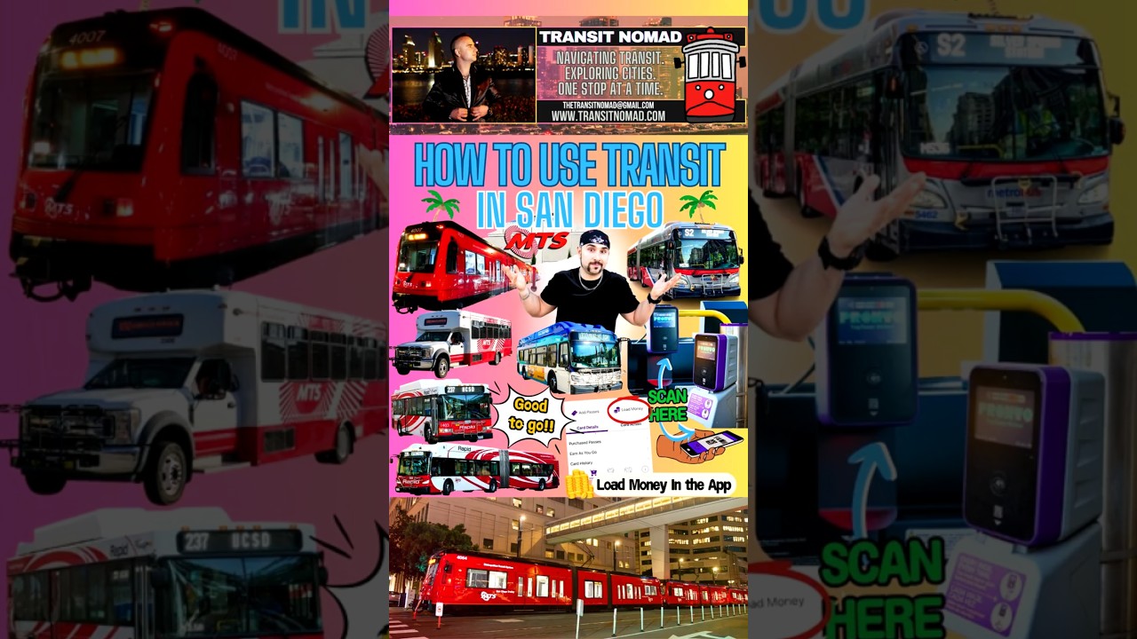 How to Use Public Transportation in San Diego #PublicTransport #SanDiego