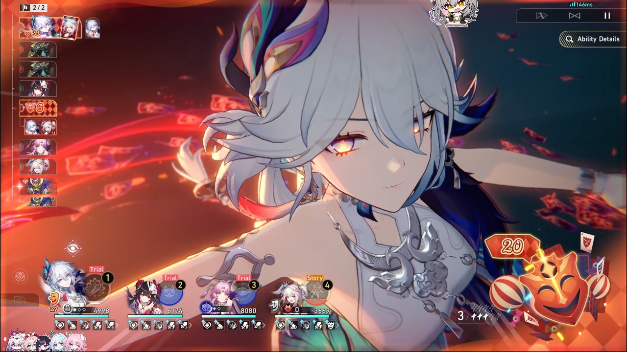 Gleam of a Thousand Plumes Aptitude Showcase Character Trial Playthrough - Honkai Star Rail
