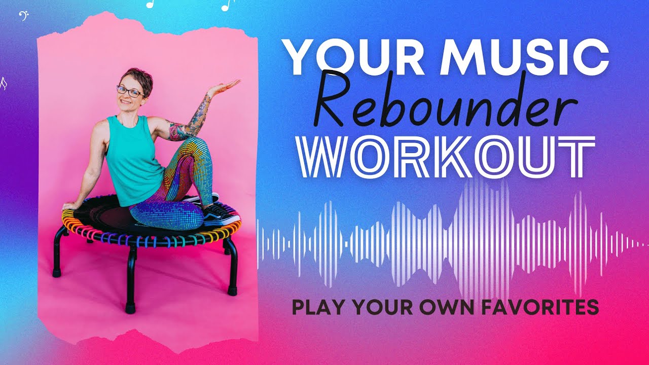 60 Minute Trampoline Rebounder Workout | All Levels | No Music – Play Your Own Playlist!
