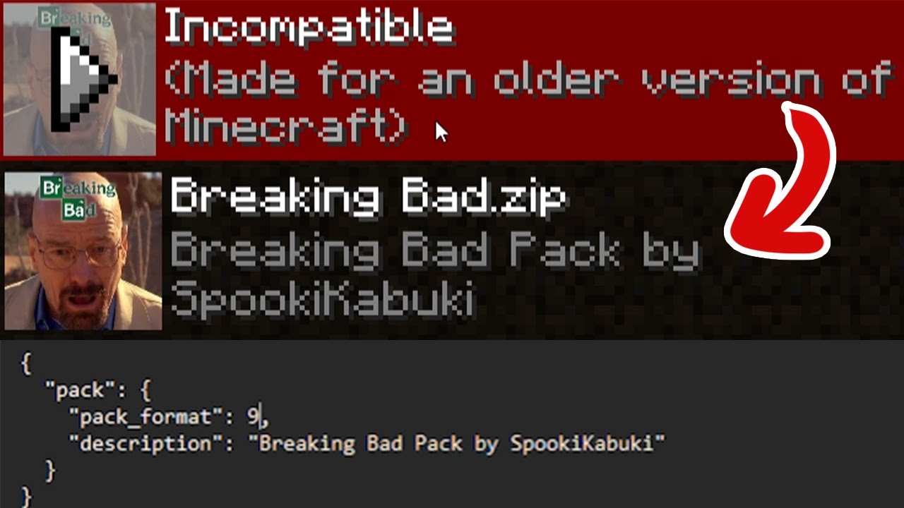 How to make a Texture Pack Compatible with a Different Version of Minecraft (1.12 - 1.20)