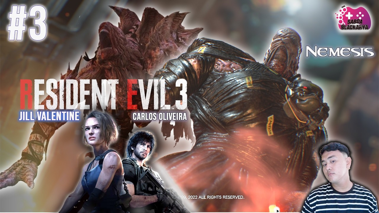 NEMESIS FINAL FORM 😨 | RESIDENT EVIL 3 : JILL VALENTINE & CARLOS OLIEVERA(Chap 2)