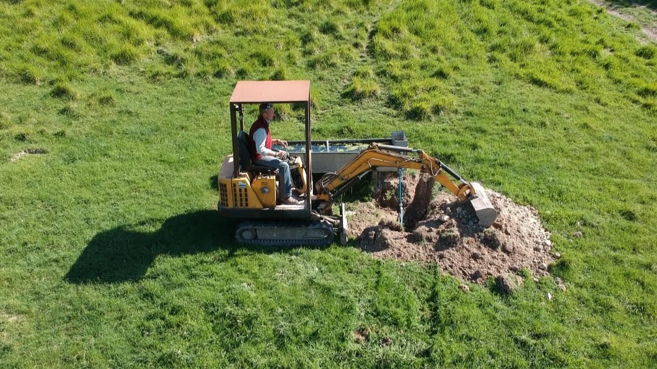 Digging a hole and replacing a stop tap