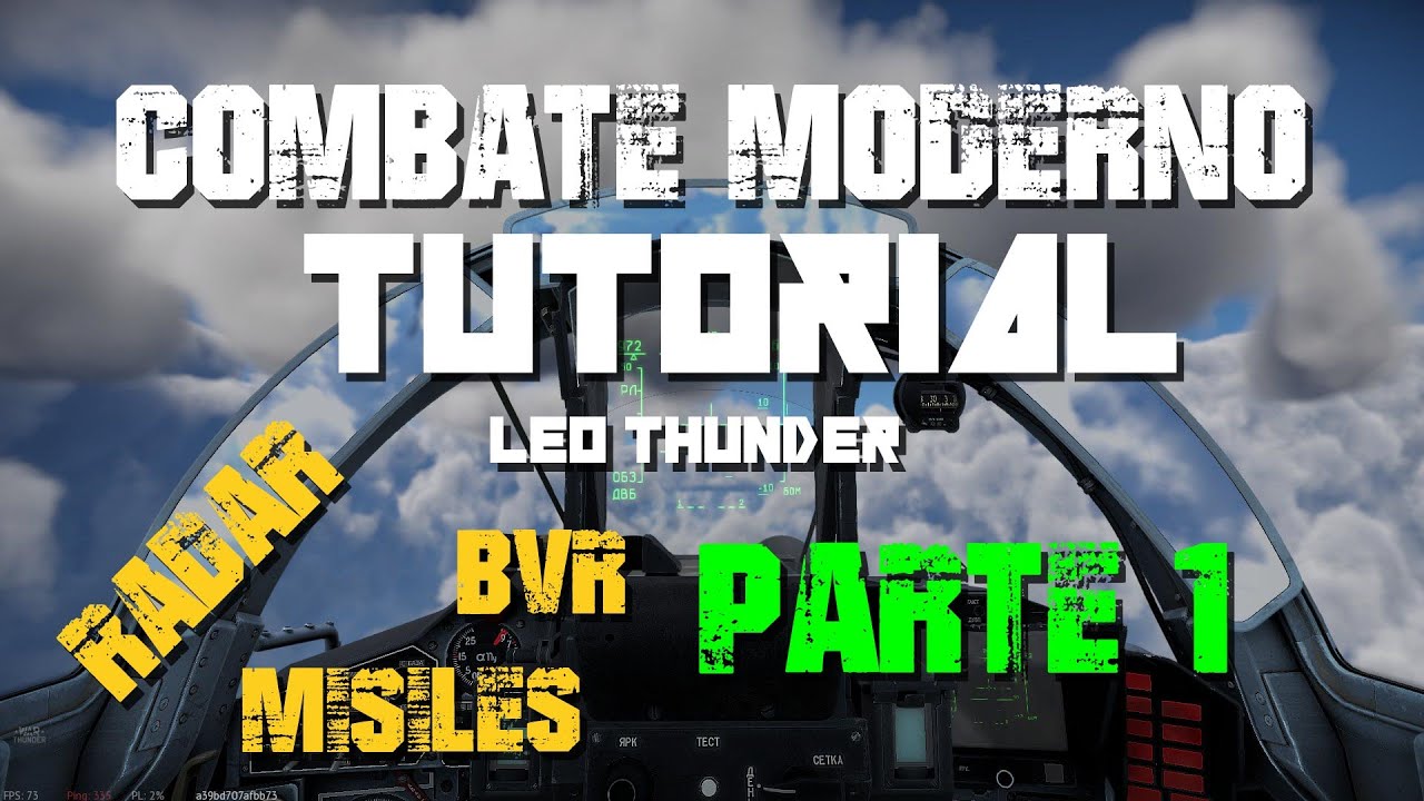 War Thunder Como hacer BVR, tutorial pt1 (RADAR,TECLAS y OPERACIÓN)