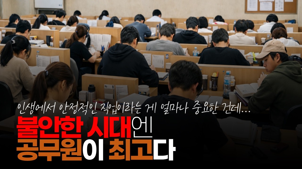 (※시청자댓글) 불안한 시대엔 공무원이 최고입니다. 인생에서 안정적인 직업이라는 게 얼마나 중요한 건데... #공무원전망 #9급공무원 #국가직9급