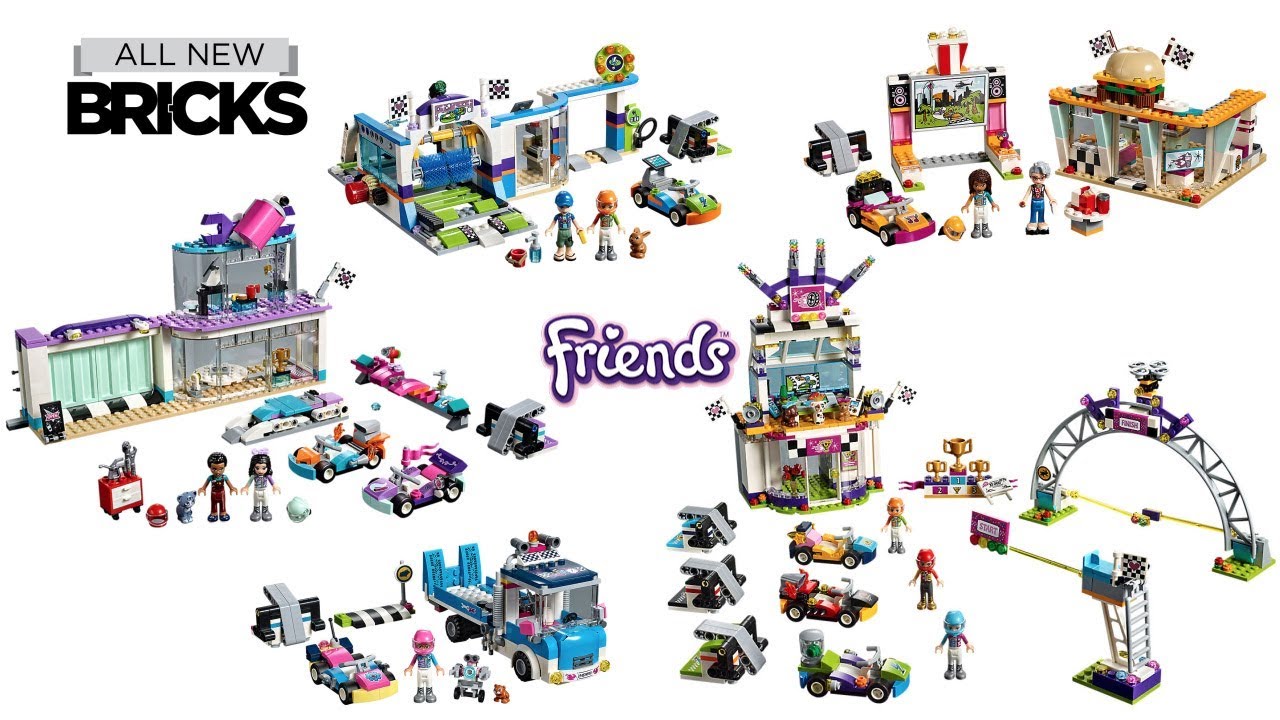 Lego Friends Go-Kart Theme Compilation of All Sets