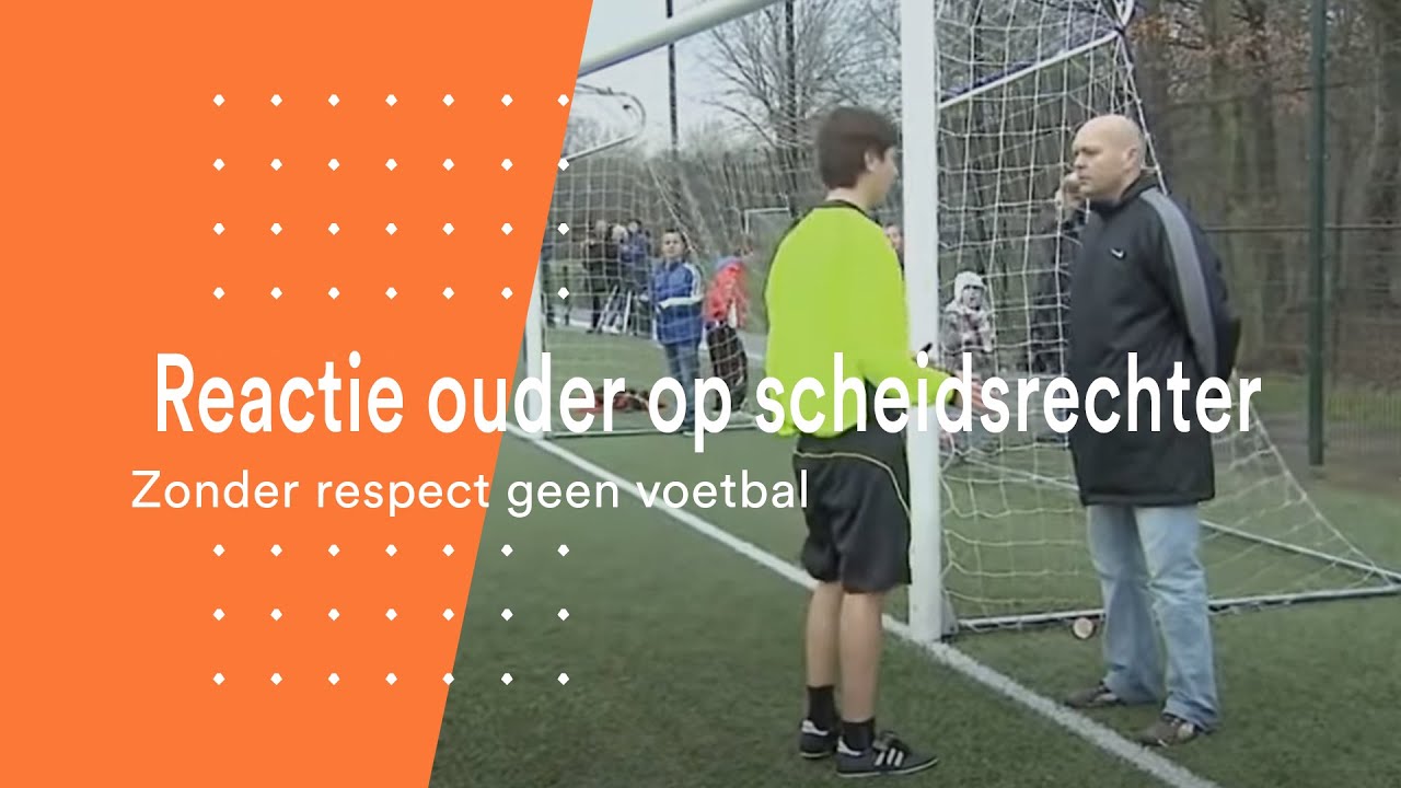 Reactie ouder op scheidsrechter | Zonder respect geen voetbal