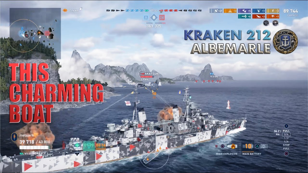 I'm Only Human Albemarle Kraken 212 | World of Warships: Legends