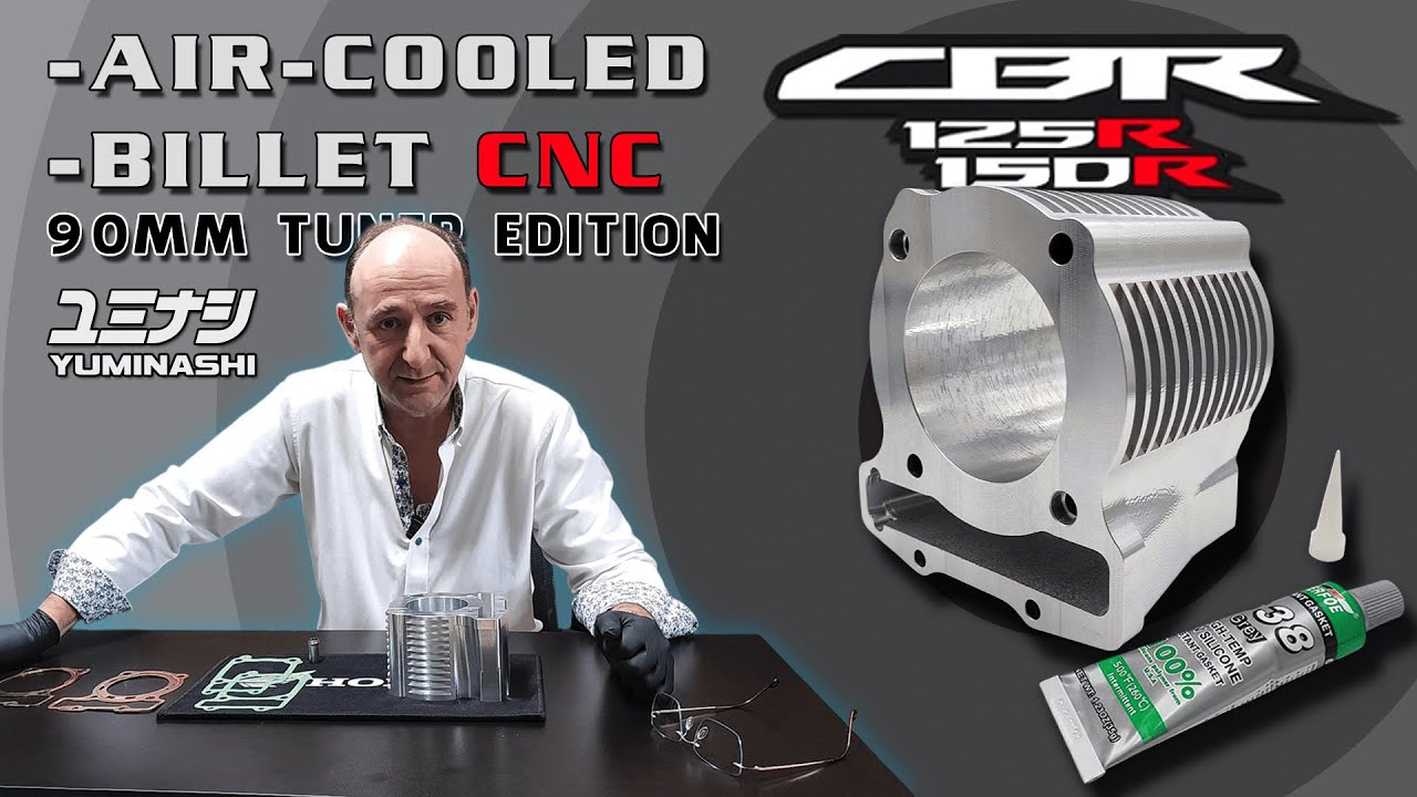 CBR125R / CBR150R Tuning | Billet Air-Cooled DOHC Cylinder Block Tuning