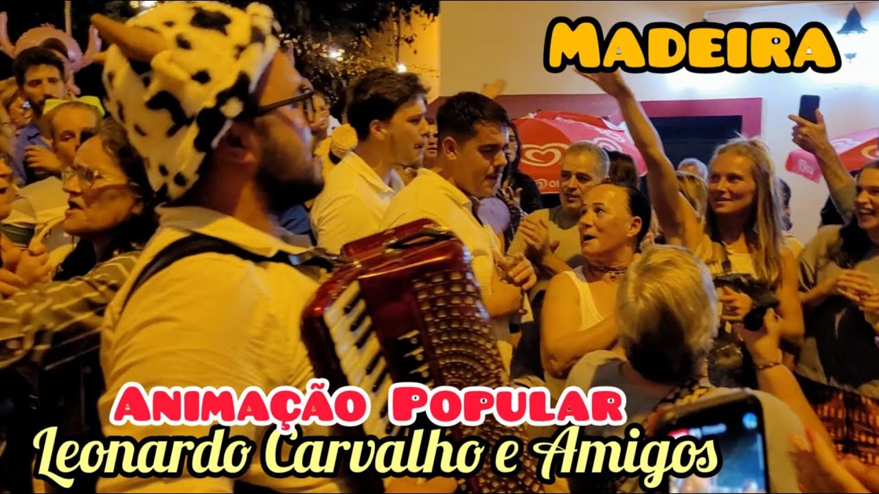 Animação Popular - Leonardo Carvalho e Amigos Arraial Senhora Guadalupe Porto Cruz Madeira Portugal 