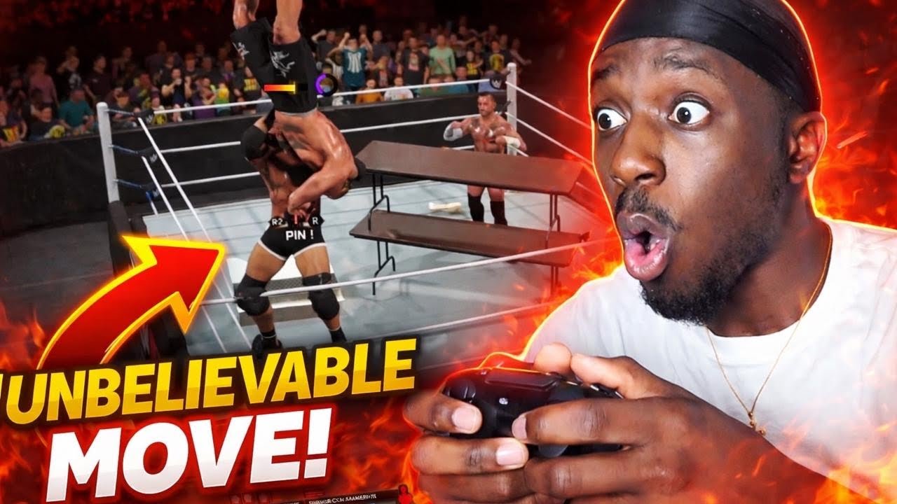 Вот что называется матчем «тройная угроза» в WWE 2K26.