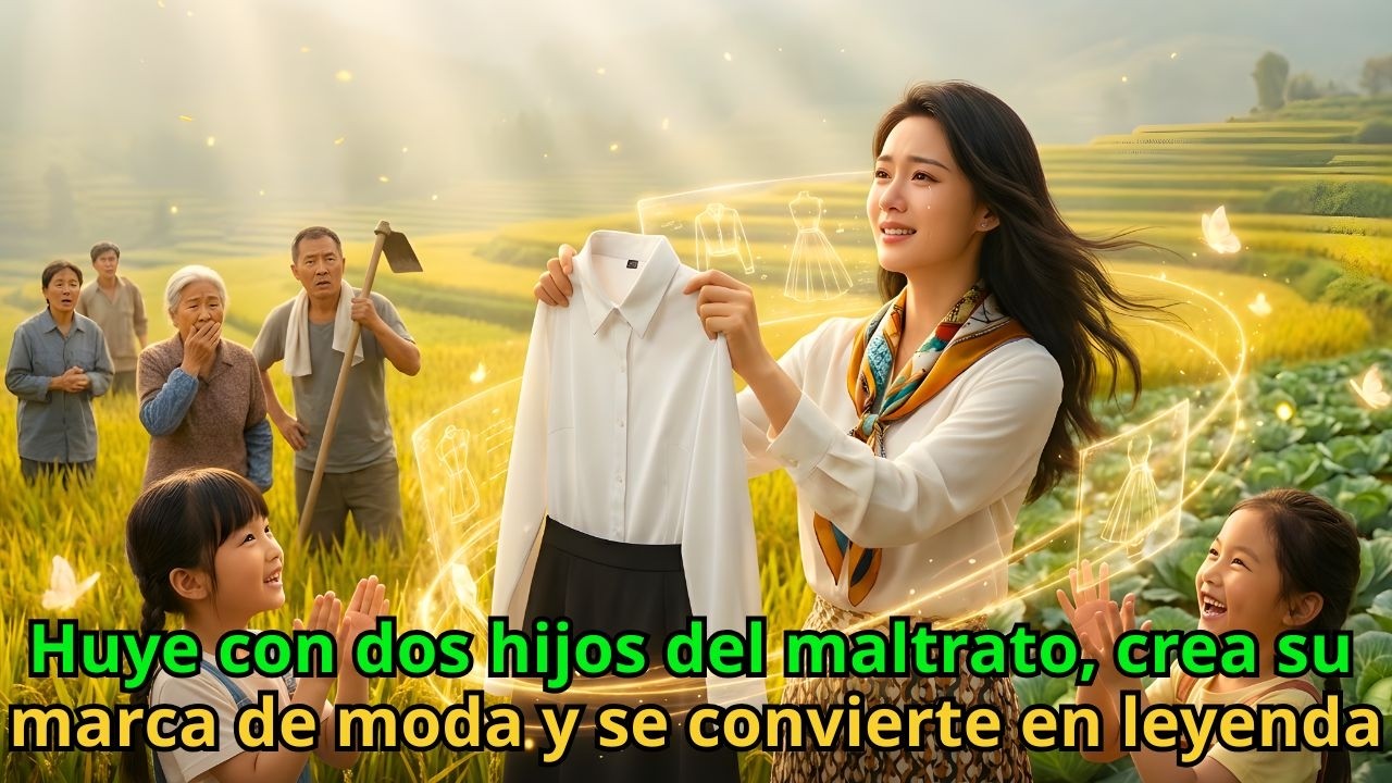 Huye con dos hijos del maltrato, crea su marca de moda y se convierte en leyenda