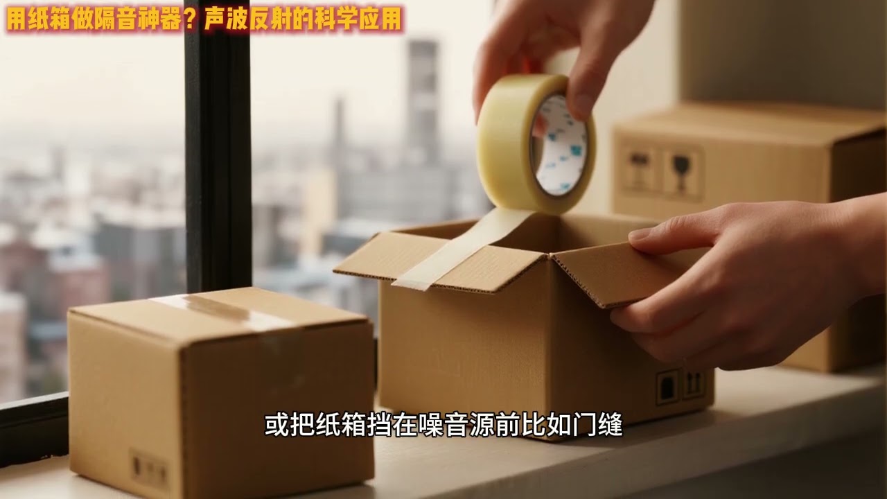 用纸箱做隔音神器？声波反射的科学应用