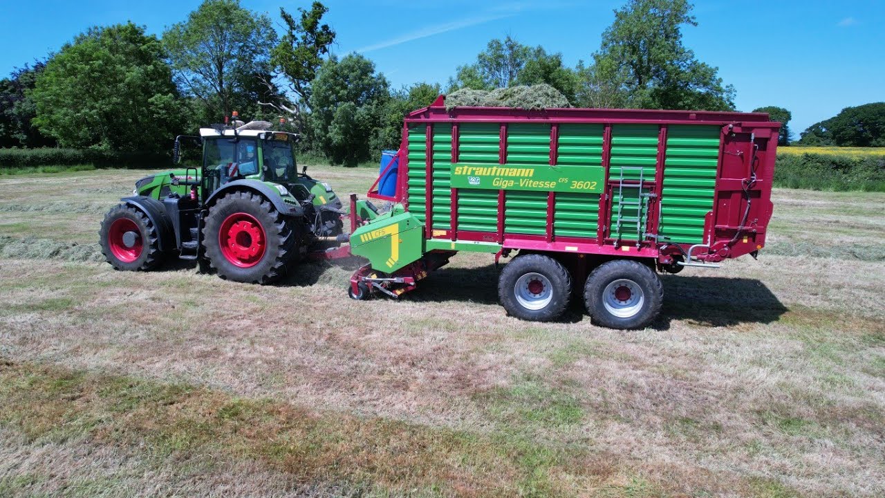 Silage with Strautmann wagons.