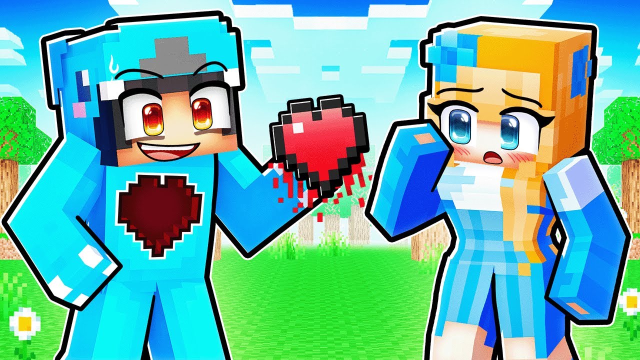 I Fooled My Friend by Stealing HEARTS in Minecraft...