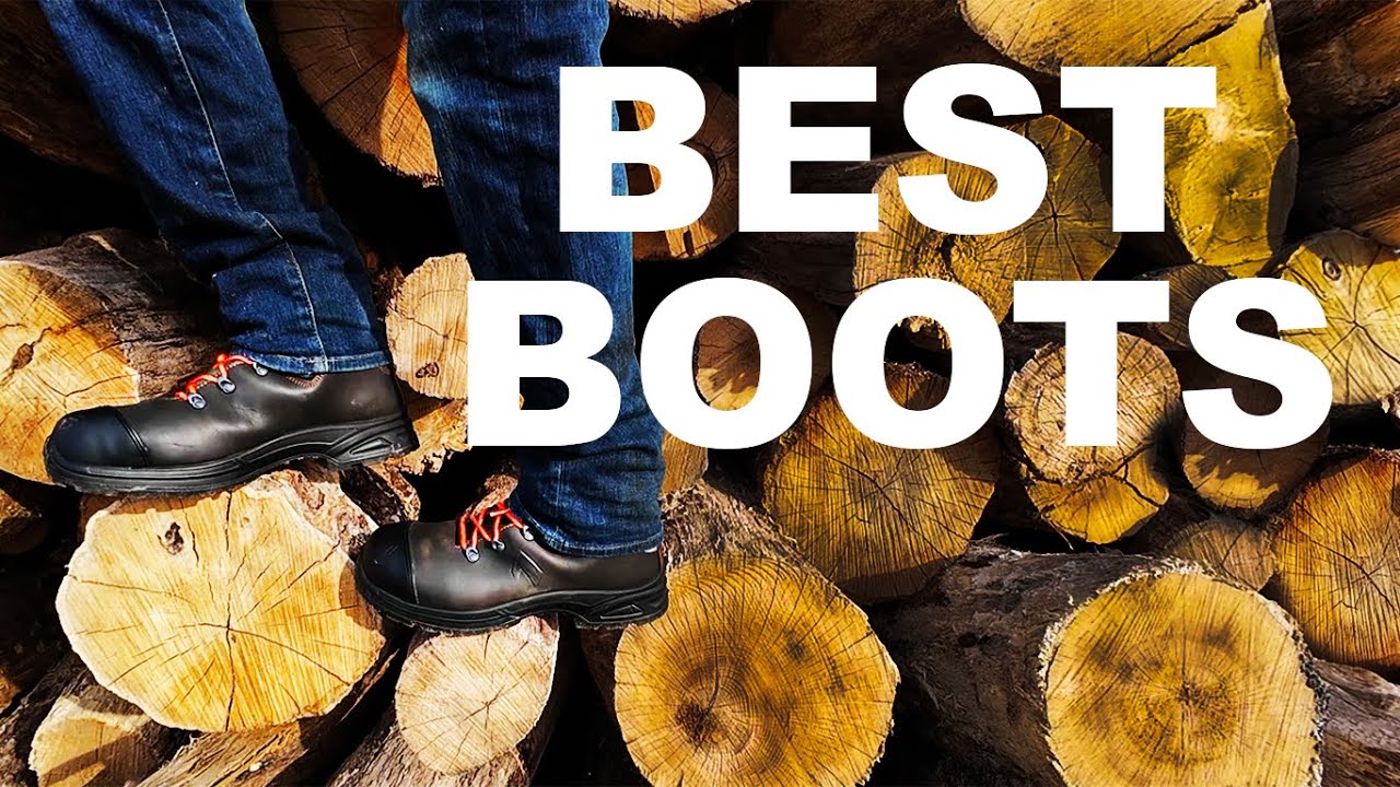 BEST CHAINSAW BOOTS FOR FIREWOOD! HAIX!
