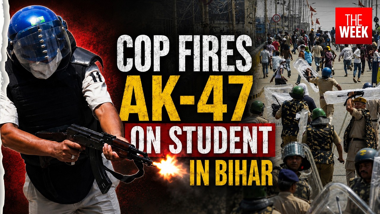 Bihar student protest: Inside the viral AK-47 firing that led to a cop's suspension