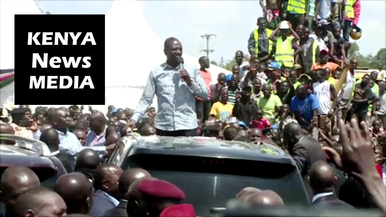 Deputy President William Ruto at Ahero Kisumu STOPOVER to Address the Crowd!!!